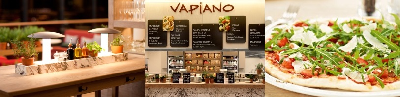 Vapiano maakt gebruikt van een innovatief concept op basis van het Microsoft Dynamics Retail Management System. Klanten krijgen bij binnenkomst een RFID kaart die ze kunnen gebruiken om eten en drankjes op te laten zetten als ze deze bestellen. Aan het eind van hun bezoek wordt de kaart uitgelezen en afgerekend aan de kassa.